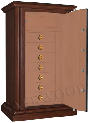 Сейф Safewood 112EL Flock Chrome (7 лотков)